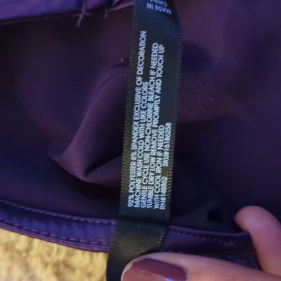 Torrid Plum Purple Silky Slip Lace Nightgown Size 5X - Picture 9 of 9